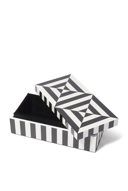 Small Op Art Lacquer Box